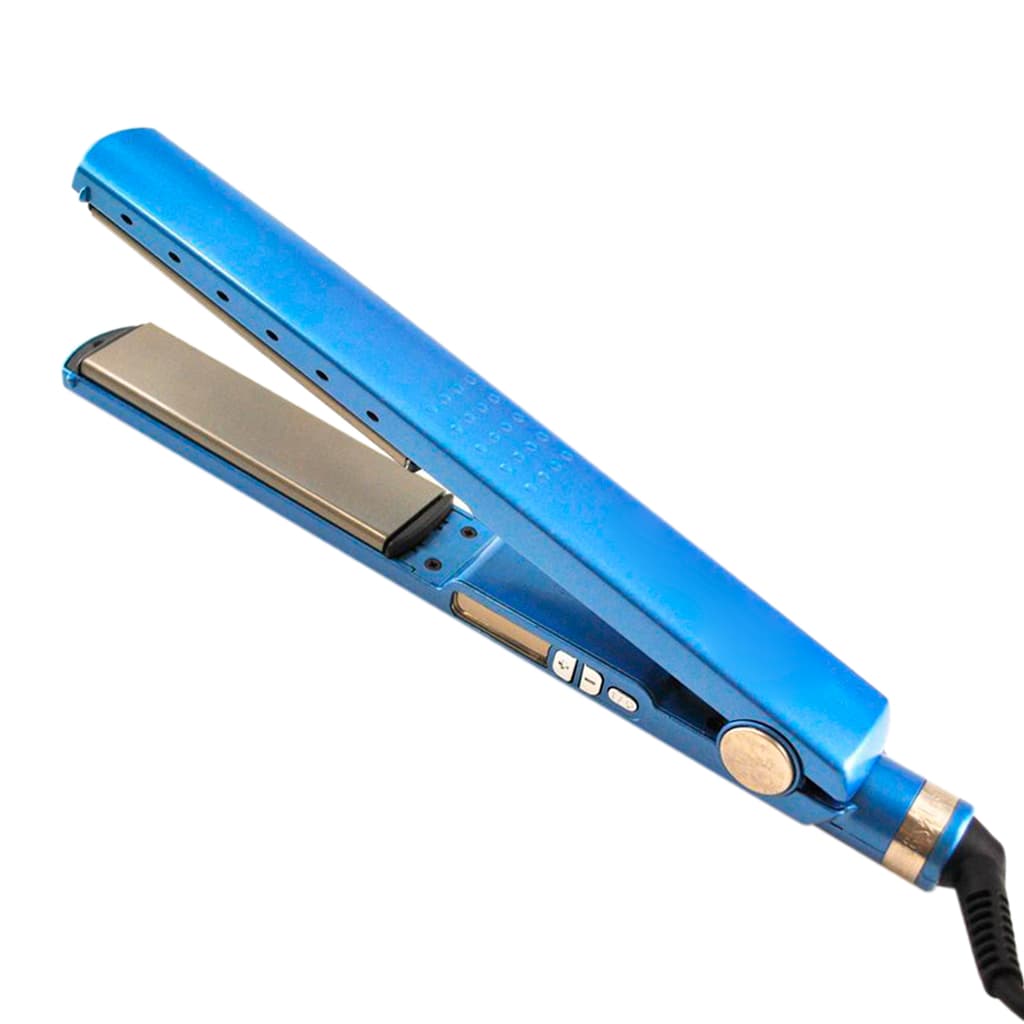 ALISADOR DE CABELLO CABLEADO NANO TITANIUM AZUL