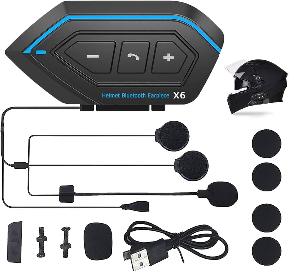 Intercomunicador Bluetooth Para Cascos De Moto
