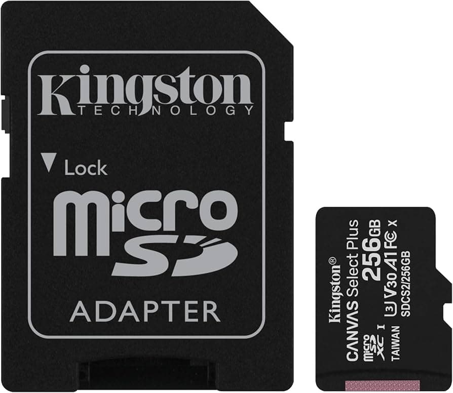 Tarjeta de Memoria Microsd Kignston 256GB