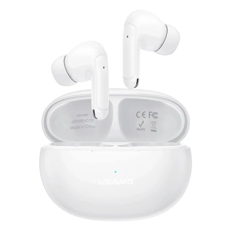 Auricular Bluetooth TWS X Don Series BT5.3 Blanco XD18 USAMS