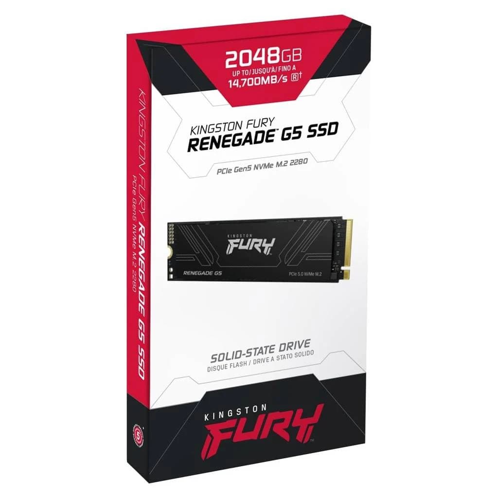 Disco Sólido SSD 2 TB Kingston FURY Renegade G5 M.2 NVMe