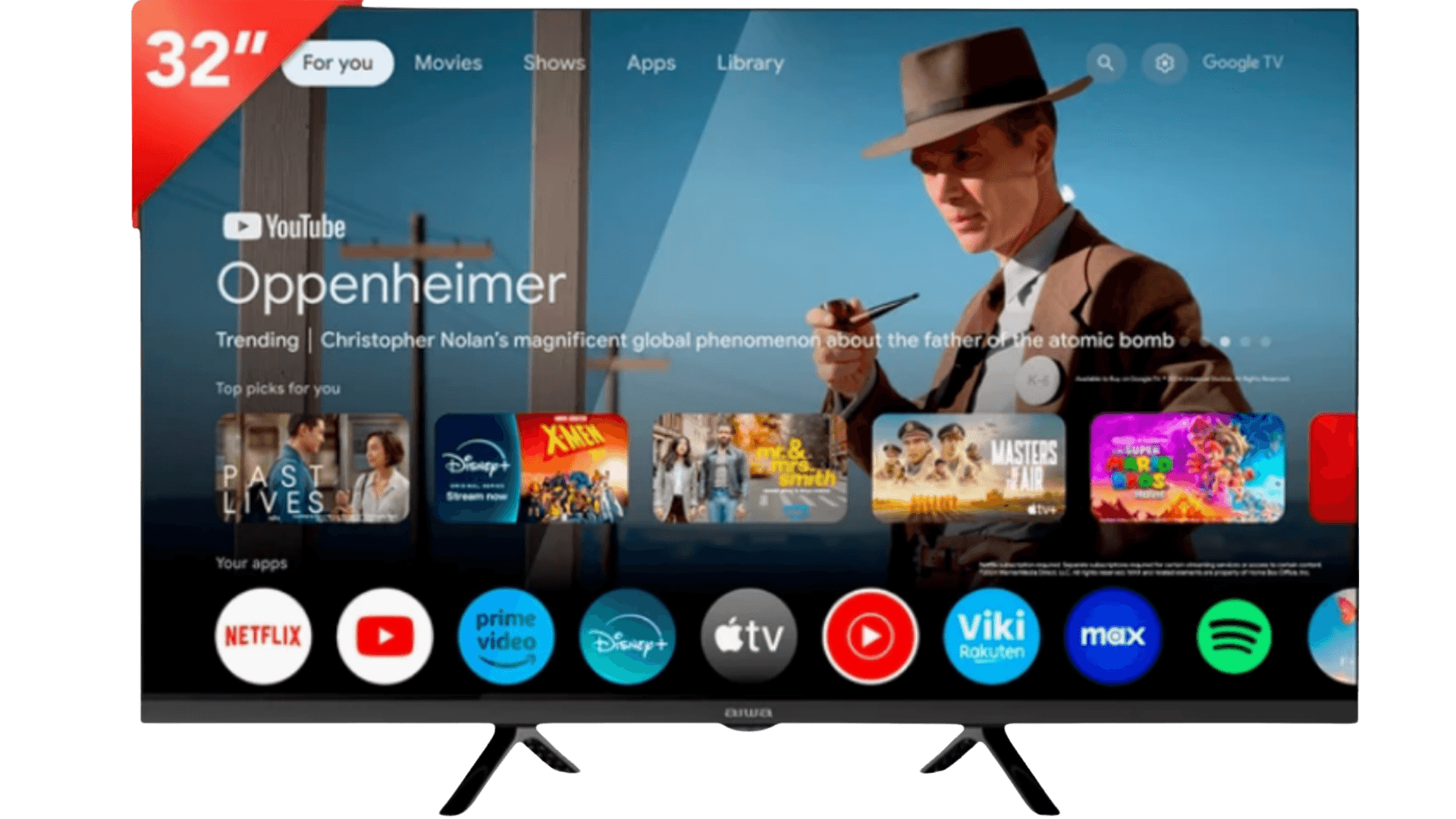 Smart TV 32' Aiwa HD D - LED TV Google TV